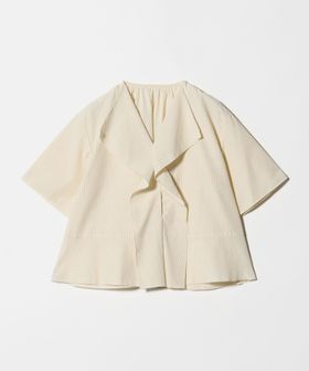 BEAUTY&YOUTH/ソリッド&ストライプ ラッフル シャツブラウス ウォッシャブル/シャツ / ブラウス