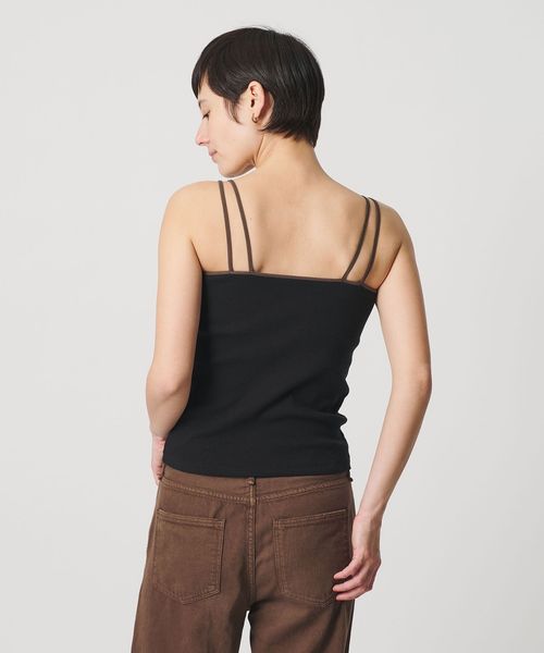 BEAUTY&YOUTH/カラーパイピング 2ストラップ キャミソール/タンクトップ / キャミソール