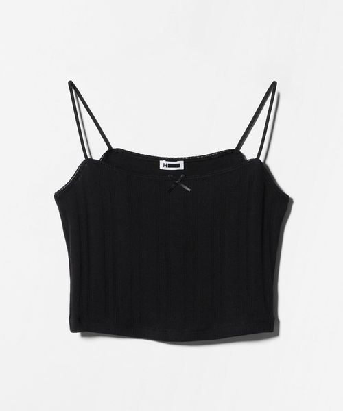 H BEAUTY&YOUTH/＜H＞パターンメッシュ キャミソール/タンクトップ / キャミソール