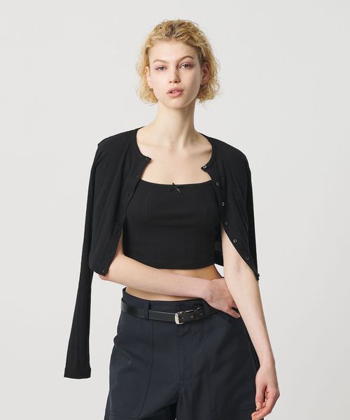 H BEAUTY&YOUTH/＜H＞パターンメッシュ キャミソール/タンクトップ / キャミソール