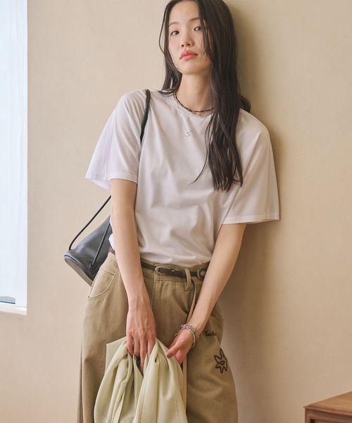 BEAUTY&YOUTH/【WEB限定 Wardrobe DAILY MINIMAL】ドルマンスリーブ Tシャツ/Tシャツ / カットソー