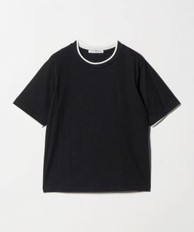 BEAUTY&YOUTH/麻コットン レイヤード クルーネック Tシャツ/Tシャツ / カットソー