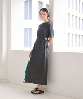 BEAUTY&YOUTH/サイドホール ショートスリーブ ワンピース/ワンピース