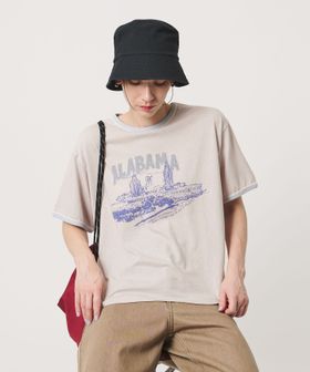 RUSSELL ATHLETIC/【別注】＜RUSSELL ATHLETIC＞リンガー Tシャツ/Tシャツ / カットソー