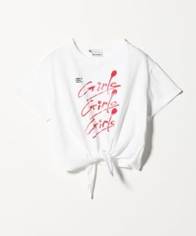 Girls Department Club/＜Girls Department Club＞プリント ノット Tシャツ/Tシャツ / カットソー