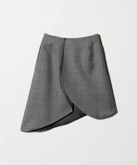 BOWTE/＜BOWTE × H＞SHARK SKIN CHECK ASSYMETRY SKIRT/スカート/ミニ / ショート