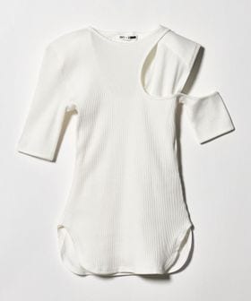 BOWTE/＜BOWTE × H＞COTTON RIB LAYARD TOPS/トップス/Tシャツ / カットソー