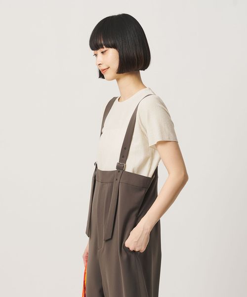 BEAUTY&YOUTH/コットンポリエステル ラメ ショートスリーブ カットソー/Tシャツ / カットソー