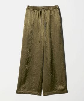 BEAUTY&YOUTH/アセテートサテン ワイド イージーパンツ ウォッシャブル/イージーパンツ