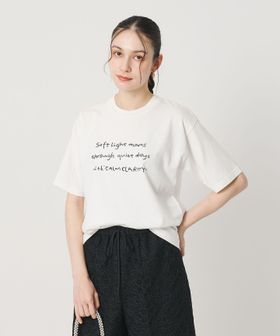 BEAUTY&YOUTH/【WEB限定】ロゴプリント Tシャツ/Tシャツ / カットソー