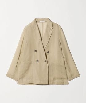 BEAUTY&YOUTH/ポリエステル シアー ダブルジャケット ウォッシャブル/テーラードジャケット