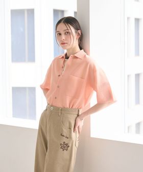 BEAUTY&YOUTH/ミラノリブ ショートスリーブ シャツカーディガン ウォッシャブル/カーディガン / ボレロ