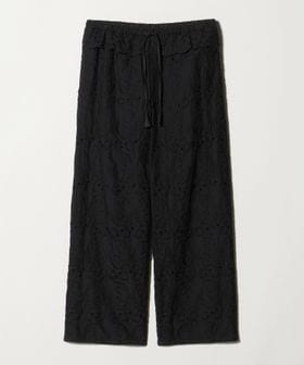 H BEAUTY&YOUTH/＜H＞エンブロイダリーレース イージーワイドパンツ/イージーパンツ