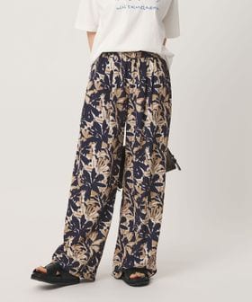BEAUTY&YOUTH/【WEB限定】フラワープリント イージーパンツ ウォッシャブル/イージーパンツ