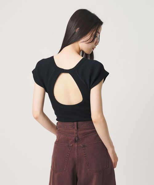 PALM/【別注】＜PALM＞バックオープン トップス/Tシャツ / カットソー