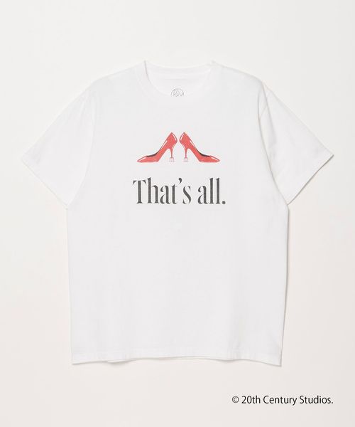 BEAUTY&YOUTH/【別注】＜プラダを着た悪魔2＞ シアー プリント Tシャツ/Tシャツ / カットソー