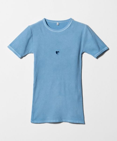 BASERANGE/＜BASERANGE＞HEART SHORT SLEEVE T―SHIRT/Tシャツ/Tシャツ / カットソー