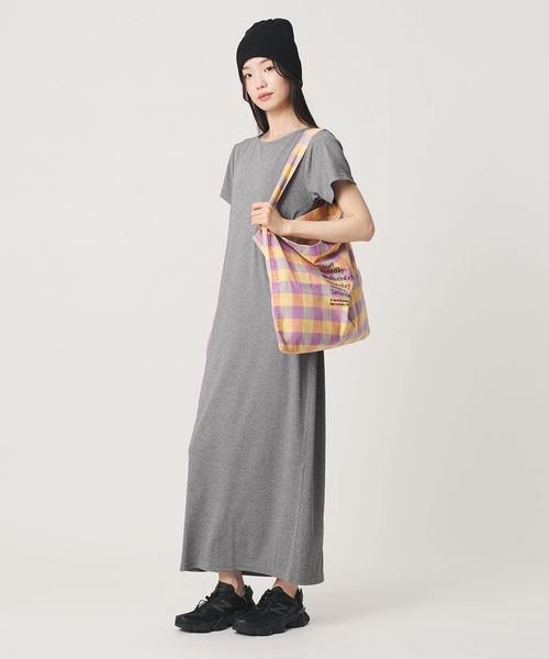 BEAUTY&YOUTH/【WEB限定】リブショートスリーブ カットソーワンピース/ワンピース