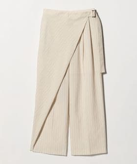 BEAUTY&YOUTH/フロントラップ ベルト パンツ ウォッシャブル/その他パンツ