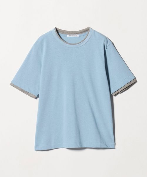 BEAUTY&YOUTH/コットン レイヤード クルーネックTシャツ/Tシャツ / カットソー