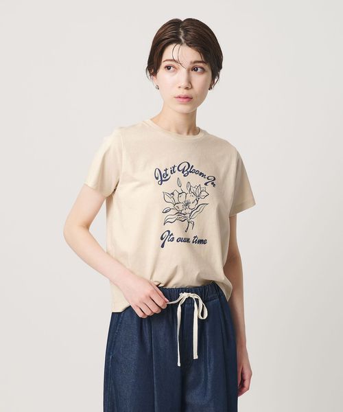 BEAUTY&YOUTH/【WEB限定】イラスト プリントTシャツ/Tシャツ / カットソー