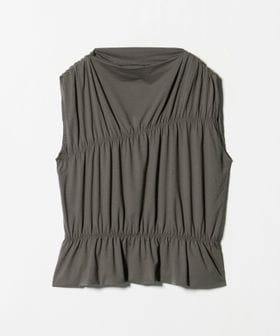BEAUTY&YOUTH/【WEB限定 Wardrobe DAILY MINIMAL】シャーリング ノースリーブトップス/Tシャツ / カットソー