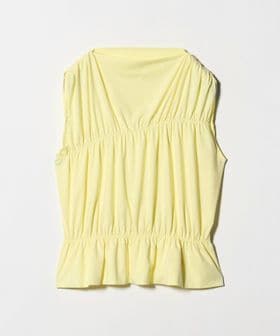 BEAUTY&YOUTH/【WEB限定 Wardrobe DAILY MINIMAL】シャーリング ノースリーブトップス/Tシャツ / カットソー