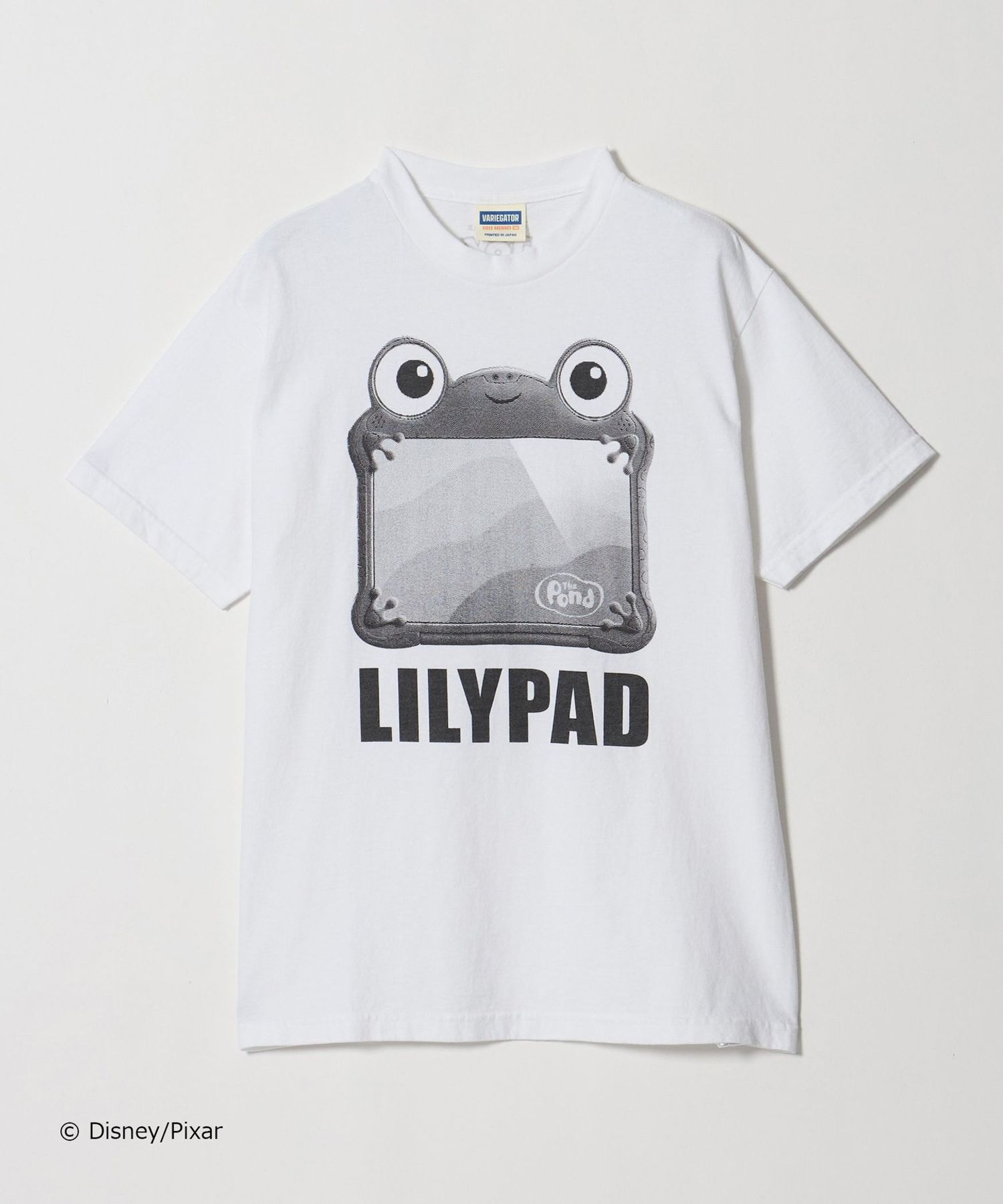 別注】＜VARIEGATOR＞LILY PAD プリント Tシャツ/ホワイト