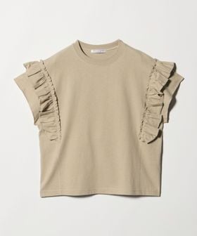 BEAUTY&YOUTH/コットンフリル ショートスリーブ カットソー/Tシャツ / カットソー