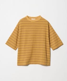 BEAUTY&YOUTH/コットンポリエステル ボーダー ハーフスリーブTシャツ/Tシャツ / カットソー