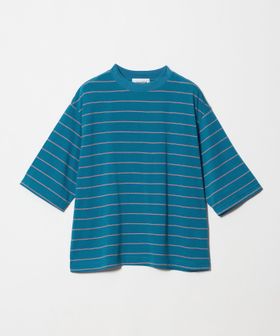 BEAUTY&YOUTH/コットンポリエステル ボーダー ハーフスリーブTシャツ/Tシャツ / カットソー