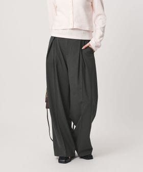 BEAUTY&YOUTH/2タック ワイドパンツ 吸水速乾 防シワ/イージーパンツ