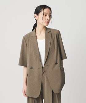 BEAUTY&YOUTH/ハーフスリーブ ジャケット 吸水速乾 防シワ/テーラードジャケット