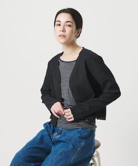 BEAUTY&YOUTH/ソリッド＆チェック Vネック カーディガン/カーディガン / ボレロ