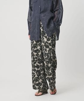 BEAUTY&YOUTH/フラワープリント イージーパンツ ウォッシャブル/イージーパンツ