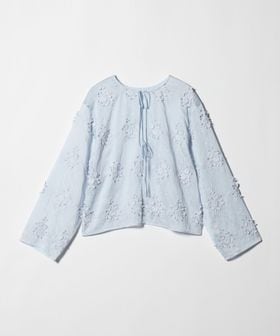 BEAUTY&YOUTH/セルロースナイロン エンブロイダリーシャツ 2WAY/シャツ / ブラウス