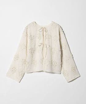 BEAUTY&YOUTH/セルロースナイロン エンブロイダリーシャツ 2WAY/シャツ / ブラウス
