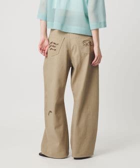 BEAUTY&YOUTH/ドローイング エンブロイダリー 5ポケットパンツ/その他パンツ