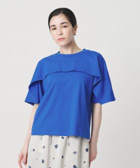 BEAUTY&YOUTH/【WEB限定 Wardrobe DAILY MINIMAL】ケープフリル ショートスリーブプルオーバー UVカット 接触冷感/Tシャツ / カットソー