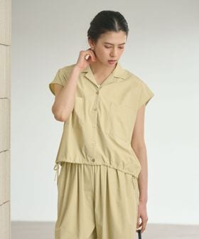 BEAUTY&YOUTH/【WEB限定 Wardrobe DAILY MINIMAL】オープンカラーシャツ＆イージーパンツ 接触冷感 UVカット はっ水/オーバーオール / オールインワン