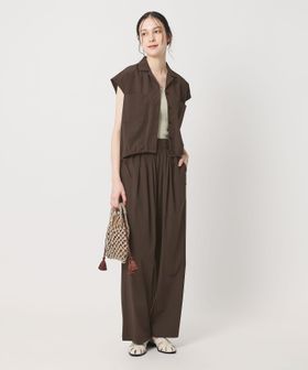 BEAUTY&YOUTH/【WEB限定 Wardrobe DAILY MINIMAL】オープンカラーシャツ＆イージーパンツ 接触冷感 UVカット はっ水/オーバーオール / オールインワン