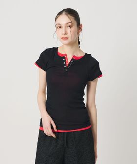 PALM/【別注】＜PALM＞ヘンリーネック トップス /Tシャツ / カットソー
