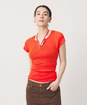 PALM/【別注】＜PALM＞ヘンリーネック トップス /Tシャツ / カットソー