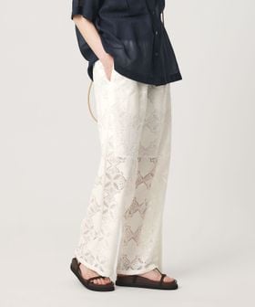 BEAUTY&YOUTH/【WEB限定 Wardrobe DAILY MINIMAL】レース イージーパンツ ウォッシャブル/イージーパンツ