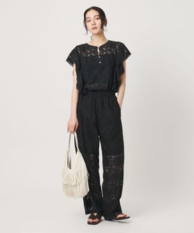 BEAUTY&YOUTH/【WEB限定 Wardrobe DAILY MINIMAL】レース 2WAYブラウス ウォッシャブル/シャツ / ブラウス