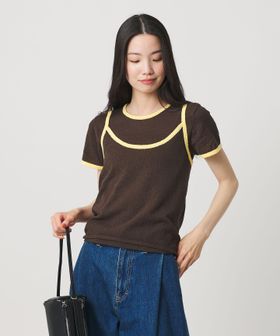 BEAUTY&YOUTH/【WEB限定】キャミソール＆ショートスリーブ ループニットプルオーバー ウォッシャブル/ニット / セーター
