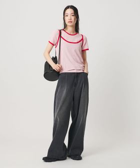 BEAUTY&YOUTH/【WEB限定】キャミソール＆ショートスリーブ ループニットプルオーバー ウォッシャブル/ニット / セーター
