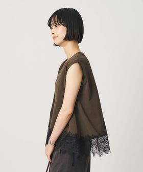 BEAUTY&YOUTH/【WEB限定】レースコンビ ノースリーブカットソー/Tシャツ / カットソー