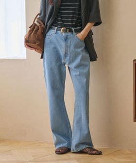 BEAUTY&YOUTH/【WEB限定】ワイドフレア デニムパンツ ウォッシャブル/デニムパンツ