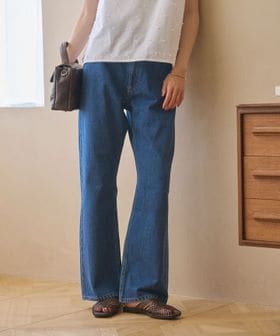 BEAUTY&YOUTH/【WEB限定】ワイドフレア デニムパンツ ウォッシャブル/デニムパンツ
